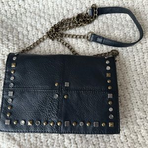 Mossimo Crossbody Bag—black with Metal Studs